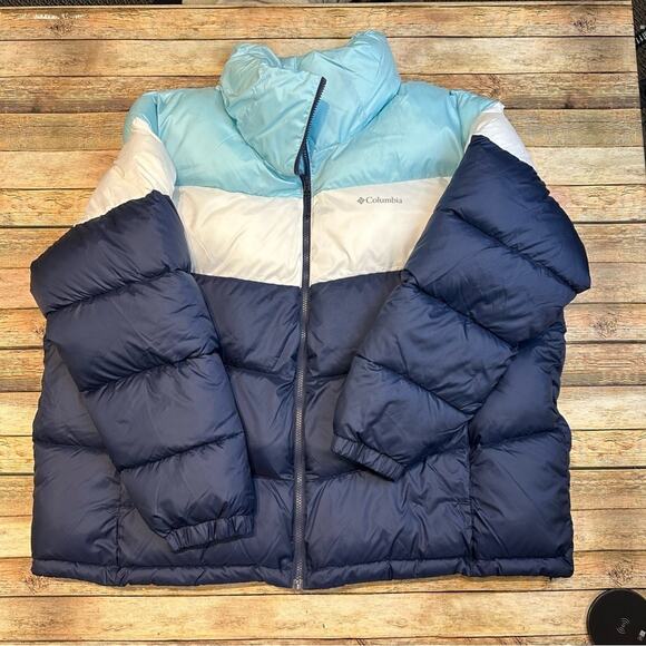 🆕️ Columbia Puffect Color Blocked Jacket 3X - Picture 3 of 5